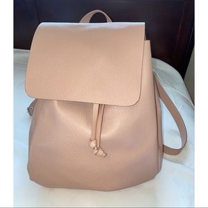 Zara pink/blush backpack purse